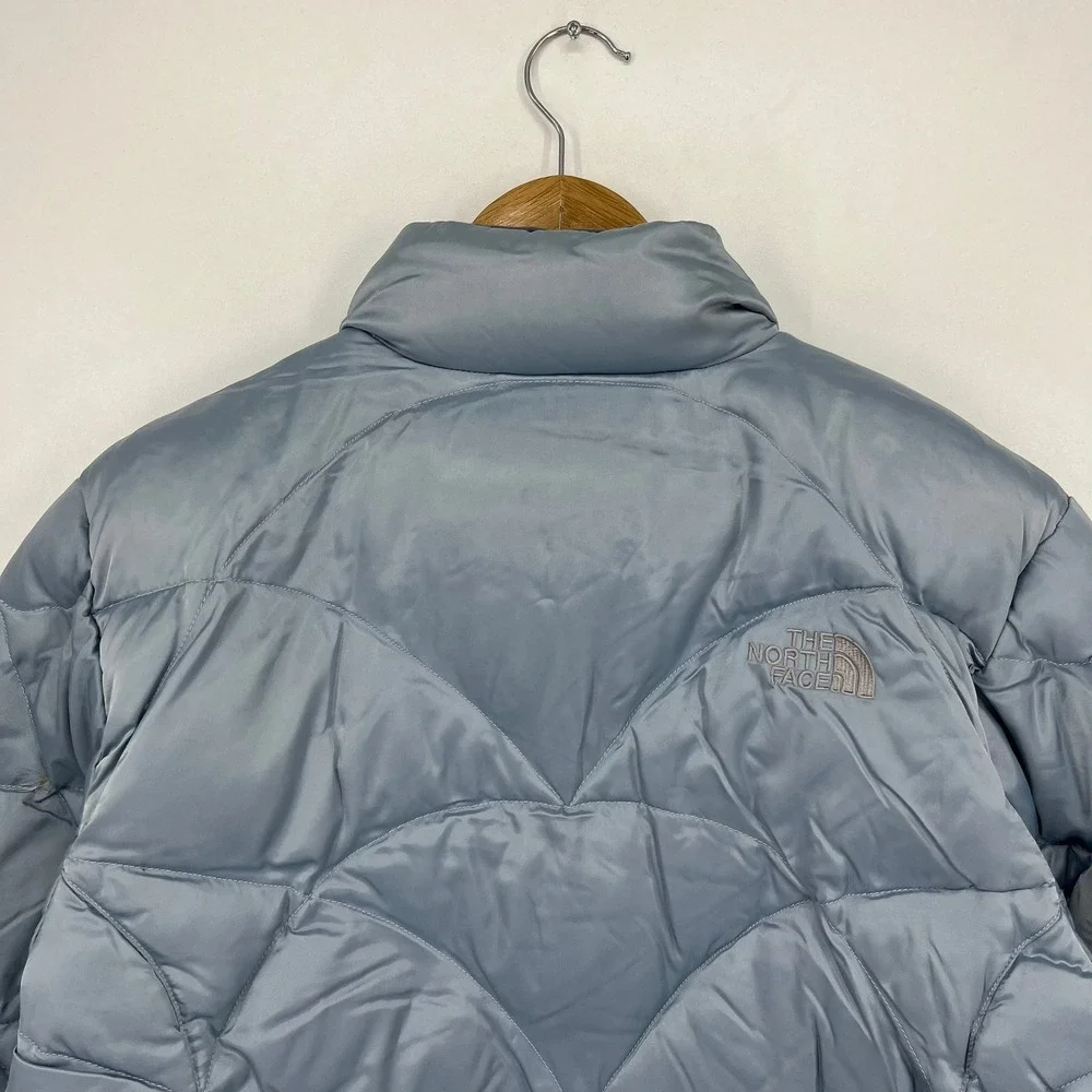 The North Face Girls XL Blue Quilted Diamond Puffer‎ Jacket Winter Coat 550